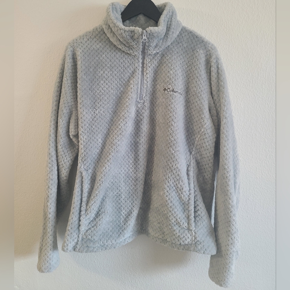 Columbia Women's Light Gray Textured Sweater